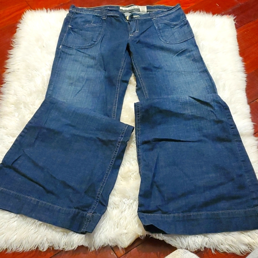 DKNY wide leg jeans